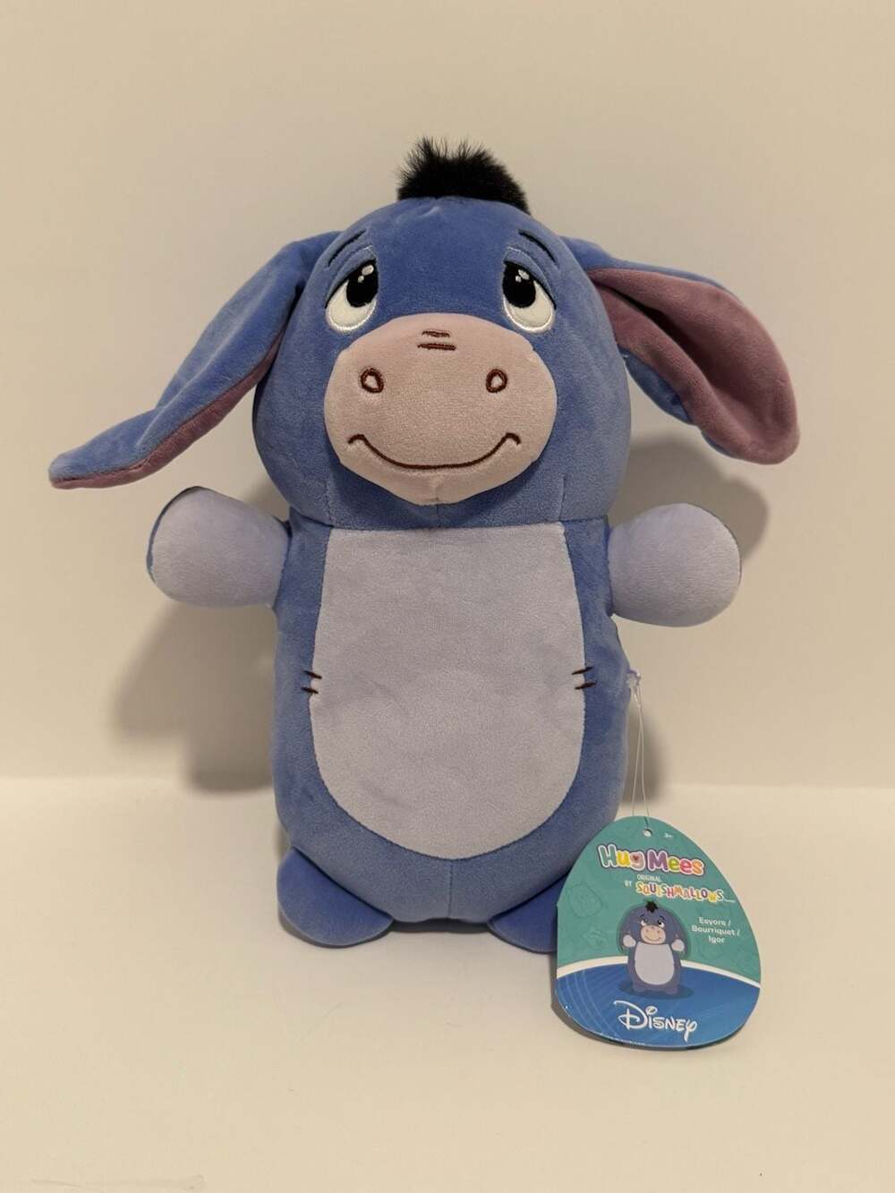 Squishmallows Original Disney Eeyore HugMees 10-Inch Plush Toy
